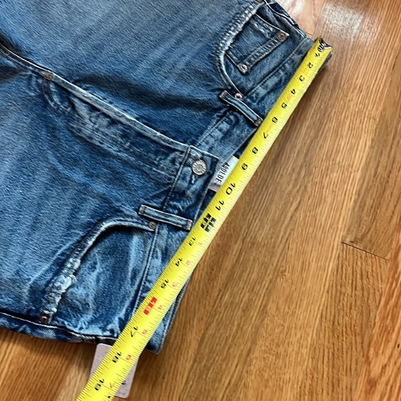AGolde Dee High Rise Denim Shorts Size 32 NWT - Picture 7 of 14